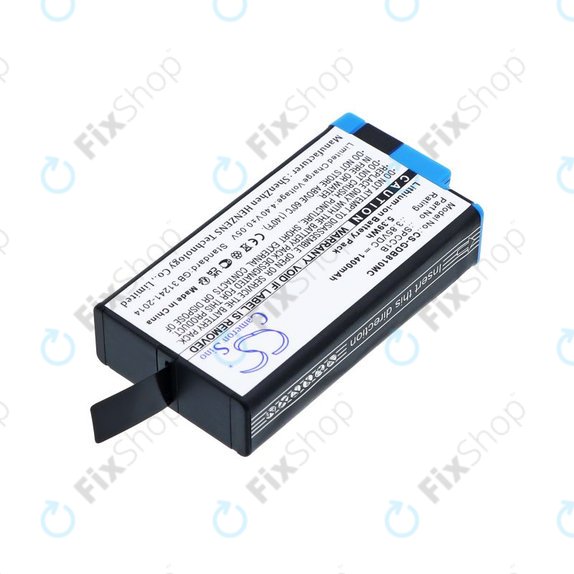 Baterie pro GoPro Max, Max 360, Acbat-001, 1400mAh, Li-Ion, 3.85V, SPCC1B, HQ
