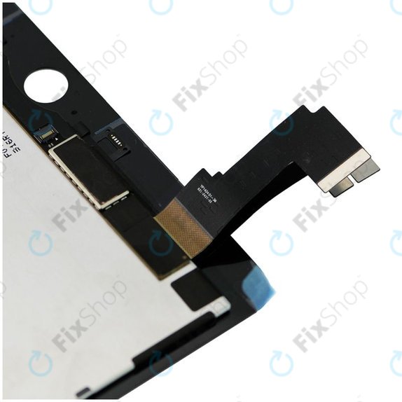 LCD Displej pro iPad Air 2, Black, Dotykové sklo bez rámu, Refurbished