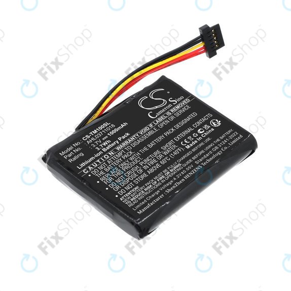 Baterie pro TomTom GO 1000 Live, 1005, 2050, 1000mAh, Li-Ion, 3.7V, AHL03711018, HQ