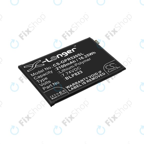 Baterie pro Oppo Reno 5 Pro, 2100mAh, Li-Pol, 7.74 V, BLP823, HQ