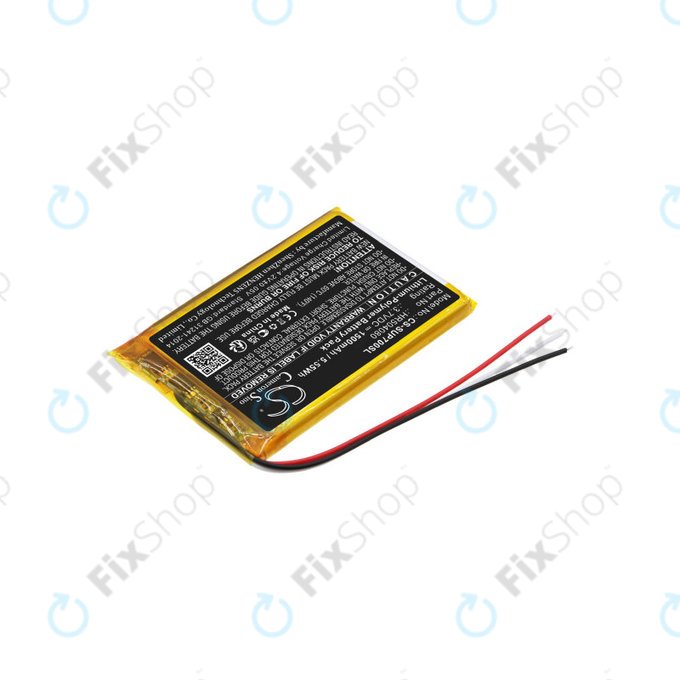 Baterie pro Navitel Ms700, Serioux Upq700, 1500mAh, Li-Pol, 3.7V, HR504080, HQ