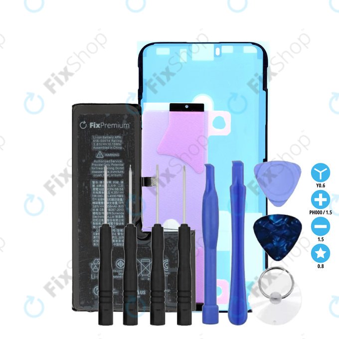 Baterie pro iPhone XS, 2658mAh, Lepka (Adhesive), Nářadí, FixPremium