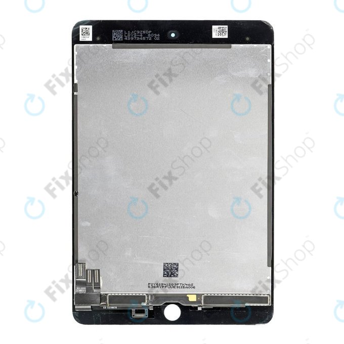 LCD Displej pro iPad Mini 5, Black, Dotykové sklo bez rámu, Refurbished