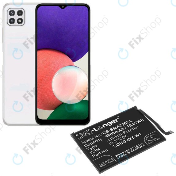 Baterie pro Samsung A22 5G A226B, 4900mAh, Li-Pol, 3.85 V, SCUD-WT-W1, HQ