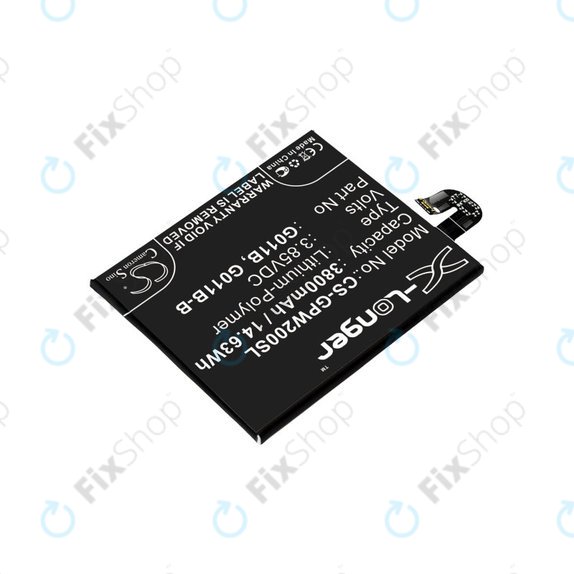 Baterie pro Google Pixel 2 XL G011C, 3800mAh, Li-Pol, 3.85 V, G011B, HQ