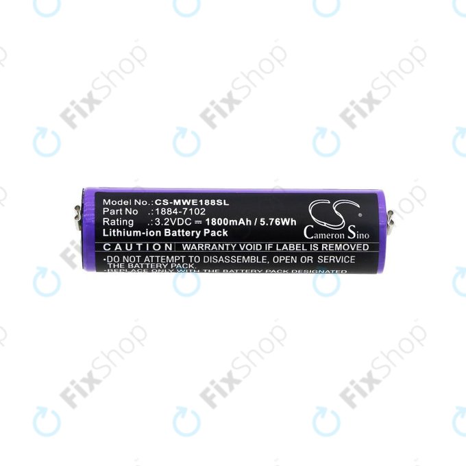 Baterie pro Moser Ermila 1884, 1885, Wahl 1884 LI+PRO, Wahl Ermila 1884, 1885, 1800mAh, LiFePO4, 3.2V, -, HQ