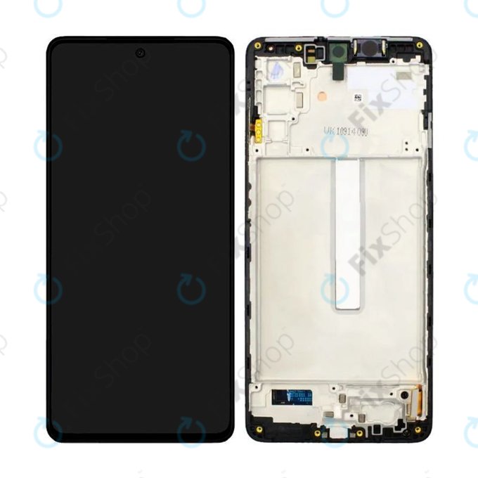 Samsung Galaxy M52 5G M526B - LCD Displej + Dotykové Sklo + Rám (Black) TFT
