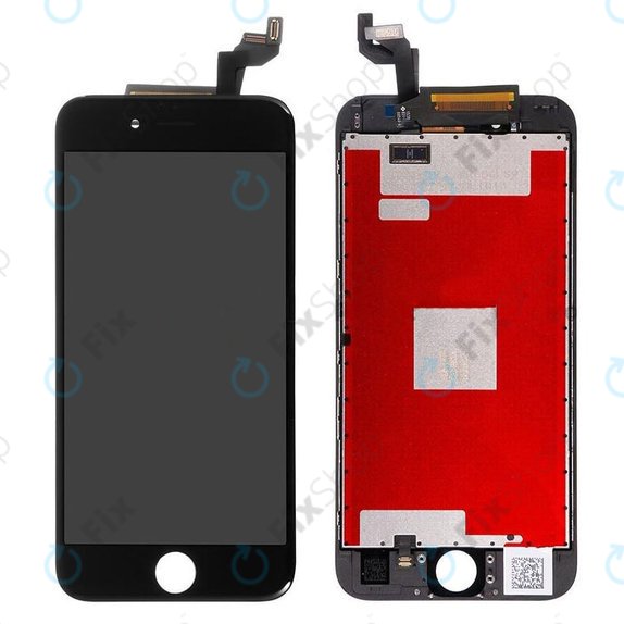 Displej pro iPhone 6S Plus, Black, Dotykové sklo s rámem