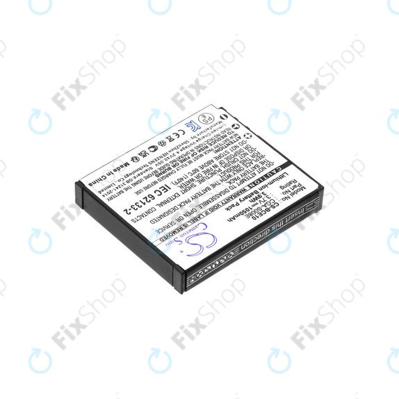 Baterie pro Panasonic Lumix DMC, 1050mAh, Li-Ion, 3.7V, DMW-BCE10, HQ