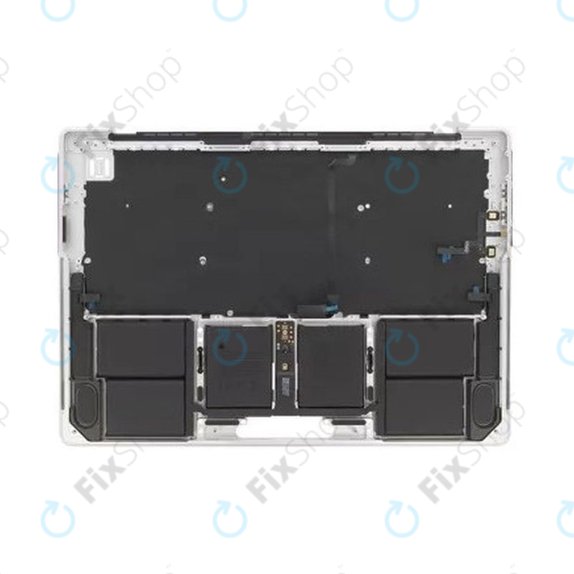 Horní rám klávesnice pro MacBook Pro 14", A3185 (2024), s klávesnicí US a baterií, Silver, 661-50211, Genuine Apple