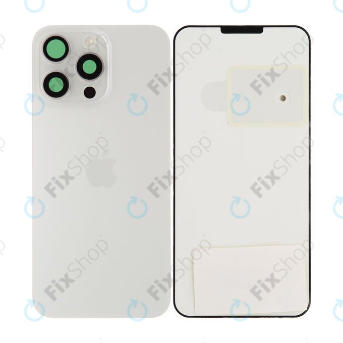 Sklo Zadního Housingu pro iPhone 15 Pro Max | White Titanium | 661-36908 | Genuine Apple