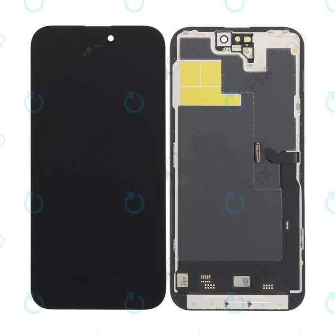 Displej Soft OLED 120Hz pro iPhone 14 Pro Max, Dotykové sklo s rámem, FixPremium