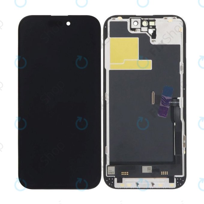 Displej In-Cell FHD pro iPhone 14 Pro, Dotykové sklo s rámem, FixPremium
