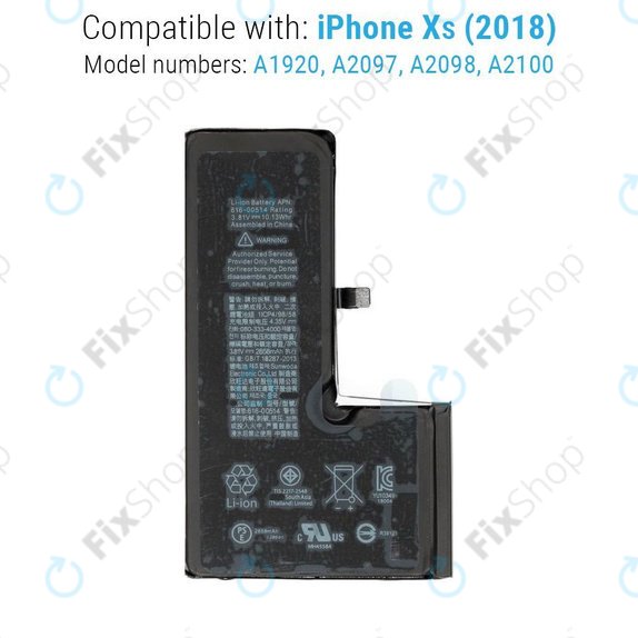 Baterie pro iPhone XS, 2658mAh, FixPremium