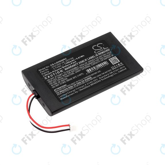 Baterie pro Logitech Harmony 9, 1300mAh, Li-Pol, 3.7V, 533-000128, HQ