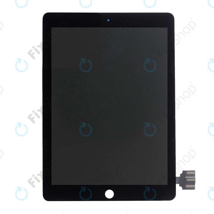 LCD Displej pro iPad Pro 9.7" (2016), Black, Dotykové sklo bez rámu