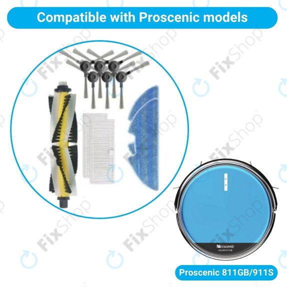 Proscenic 811GB, 911S - Kompletní set