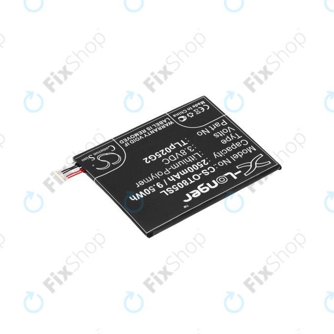 Baterie pro Alcatel One Touch Pixi 8", 2500mAh, Li-Pol, 3.8V, TLp025G2, HQ