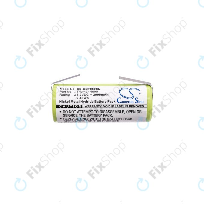 Baterie pro Oral-B Triumph 4000, 2000mAh, Ni-MH, 1.2V, 3761, HQ