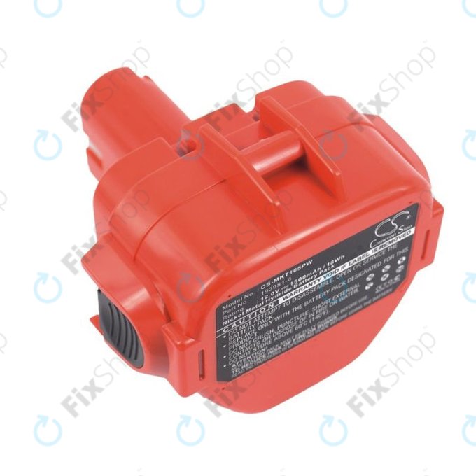 Baterie pro Makita 1050, 1500mAh, Ni-MH, 12V, 192598-2, 193981-6, HQ