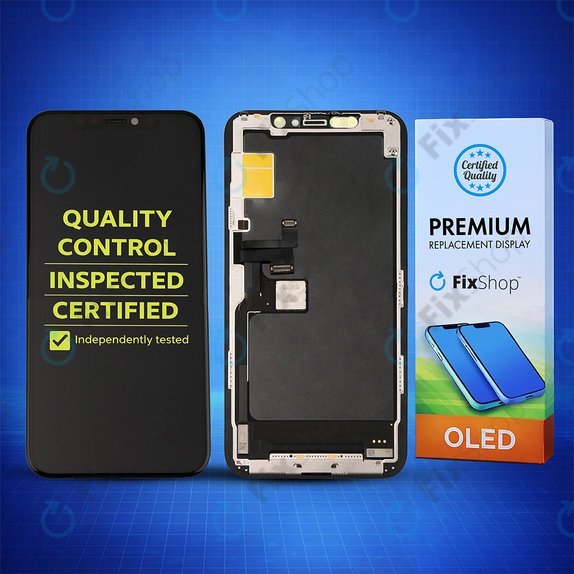 Displej Soft OLED pro iPhone 11 Pro, Dotykové sklo s rámem, FixPremium