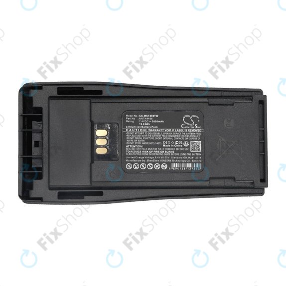Baterie pro Motorola CP, EP, GP, 2600mAh, Li-ion, 7.4V, NNTN4496, HQ