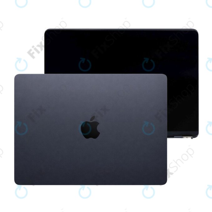 LCD displej pro MacBook Air 15", A3241 (2025), s předním sklem a krytem, Midnight, 661-50131, Genuine Apple