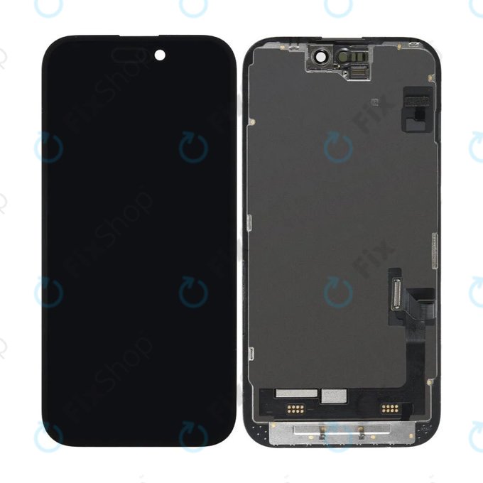 Displej pro iPhone 15, Dotykové sklo s rámem, Refurbished