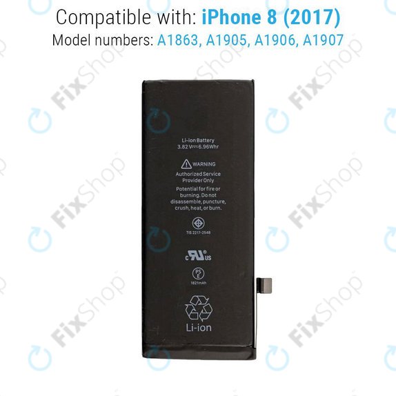 Baterie pro iPhone 8, 1821mAh, Service Pack