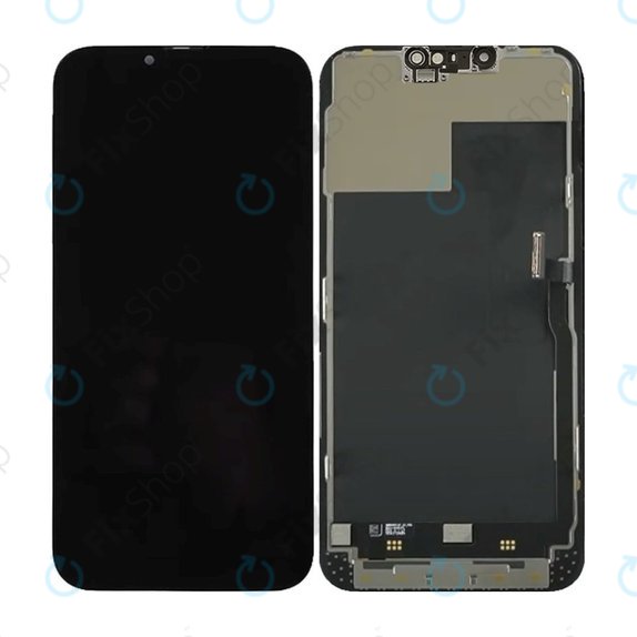 Displej Hard OLED pro iPhone 13 Pro Max, Dotykové sklo s rámem, FixPremium
