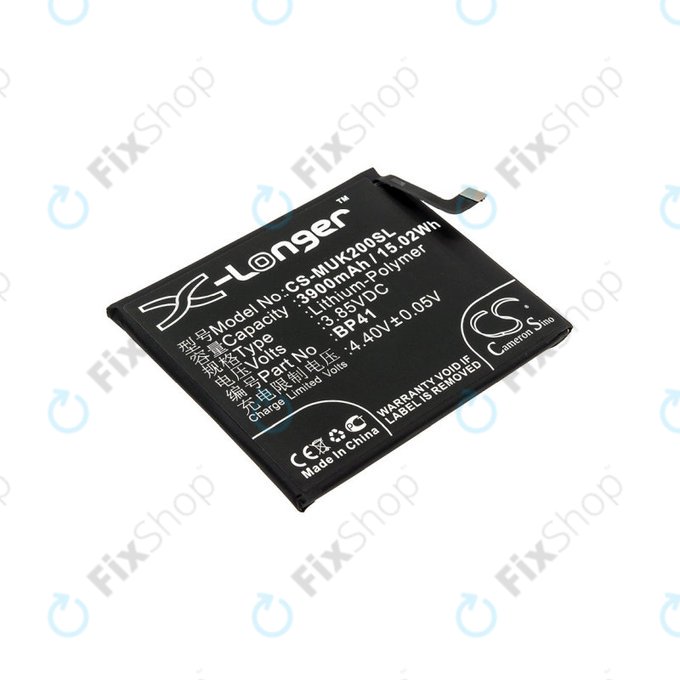 Baterie pro Xiaomi Mi 9T, Redmi K20, 3900mAh, Li-Pol, 3.85 V, BP41, HQ