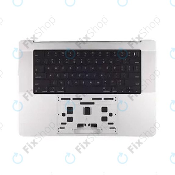Horní rám klávesnice pro MacBook Pro 14", A3112 (2024), s klávesnicí US a baterií, Silver, 661-42513, Genuine Apple