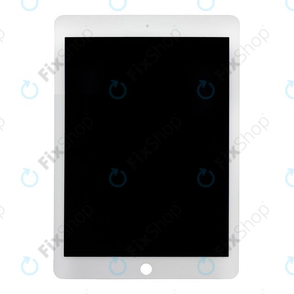 LCD Displej pro iPad Air 2, White, Dotykové sklo bez rámu, Refurbished