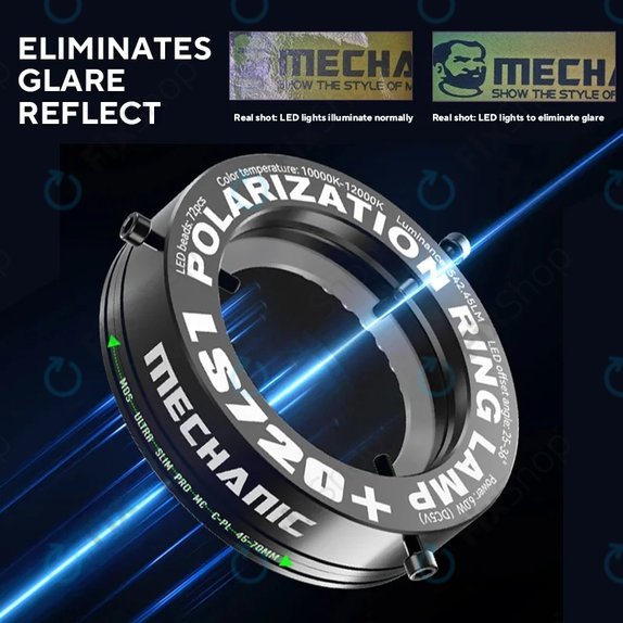 Mechanic LS720 Plus - Polarizované LED kruhové světlo pro mikroskop