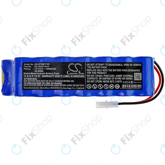 Rowenta Air Force Extreme - Baterie RD-ROW18VA Ni-MH 18.0V 2000mAh HQ