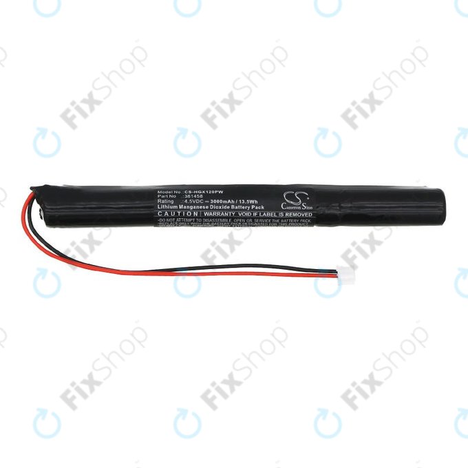 Baterie pro Hilti 120-ME, GX 120 ME, 3000mAh, Li-MnO2, 4.5V, 381458, HQ