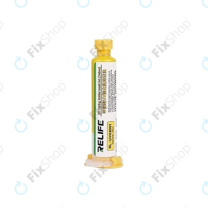 Relife RL-UVH900Y - UV Vytvrditelná Pájecí Maska - 10ml (Žlutá)