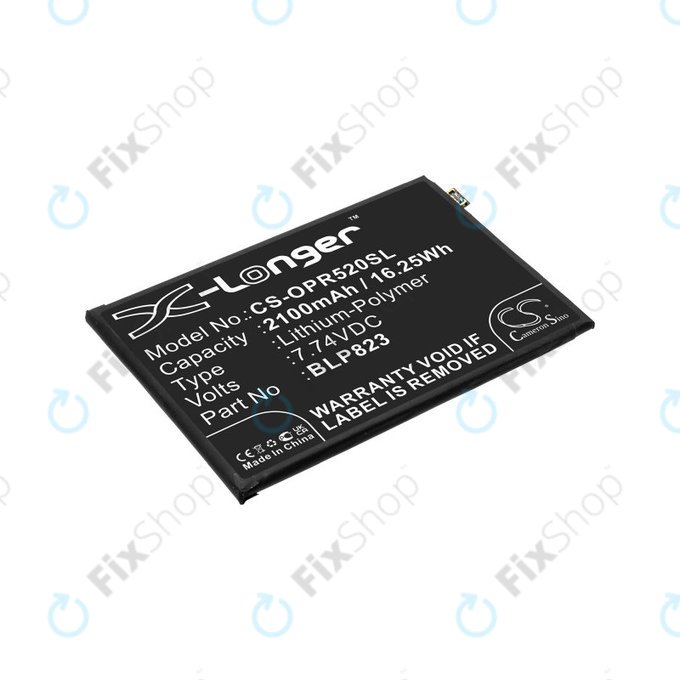 Baterie pro Oppo Reno 5 Pro, 2100mAh, Li-Pol, 7.74 V, BLP823, HQ