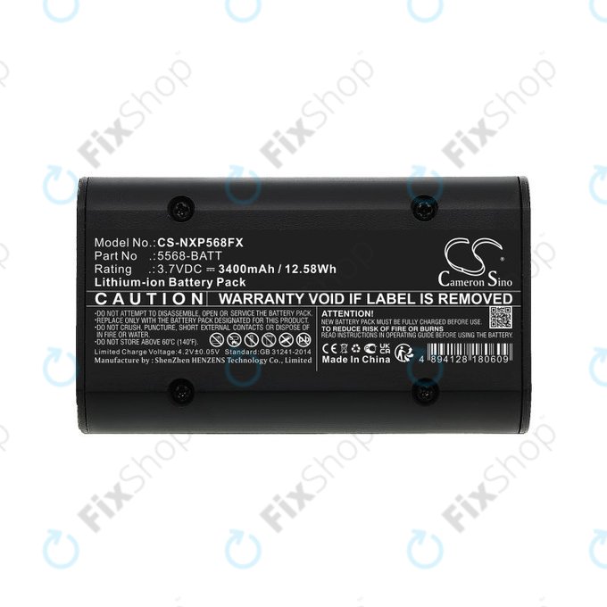 Baterie pro Nightstick 5566, 5568, 3400mAh, Li-Ion, 3.7V, 5568-BATT, HQ