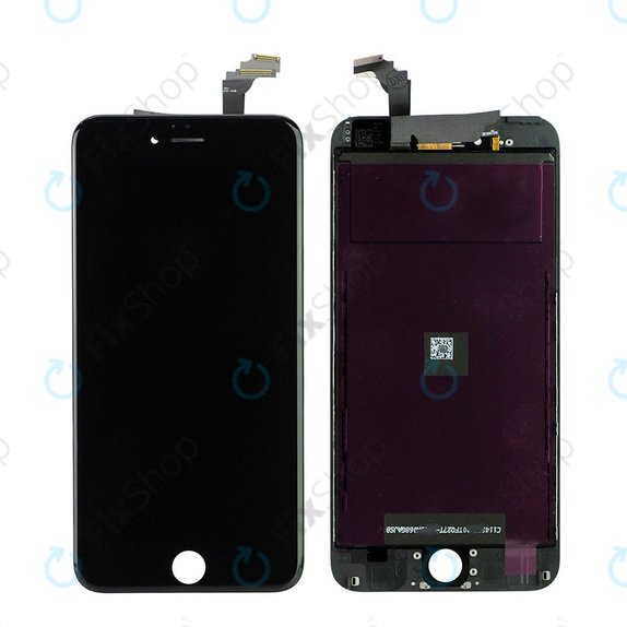 Displej pro iPhone 6 Plus, Black, Dotykové sklo s rámem