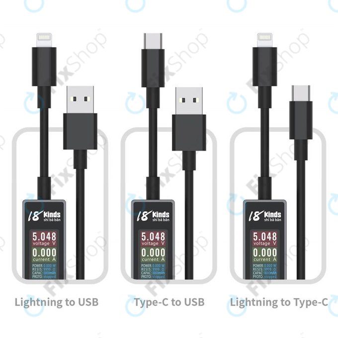 AV-Line - Smart Detekční Nabíjecí Kabel (Lightning - USB-A)