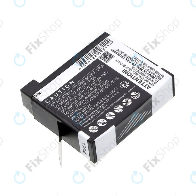 Baterie pro GoPro Hero 4, 1160mAh, Li-Ion, 3.8V, AHDBT-401, HQ
