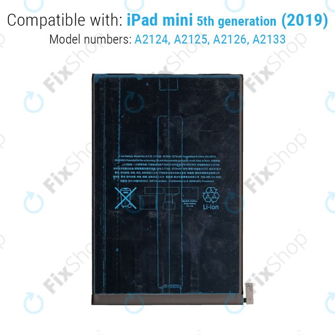 Baterie pro iPad Mini 5, 5124mAh