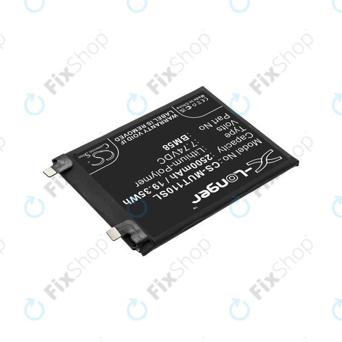 Baterie pro Xiaomi 11T Pro, 2500mAh, Li-Pol, 7.74 V, BM58, HQ