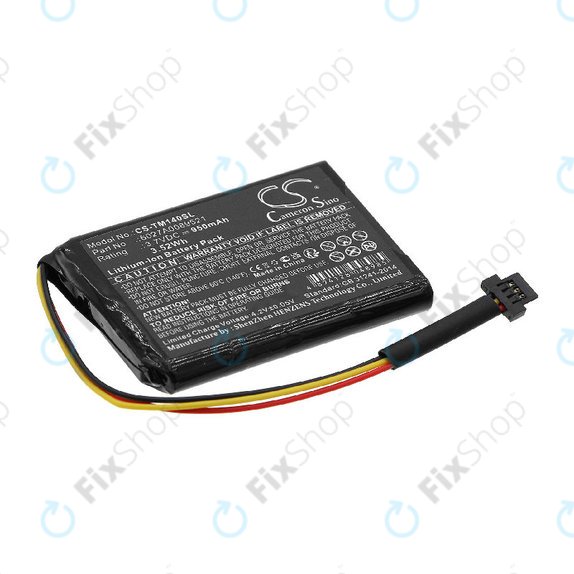 Baterie pro TomTom One 140, Go 500, 950mAh, Li-ion, 3.7V, P2, HQ