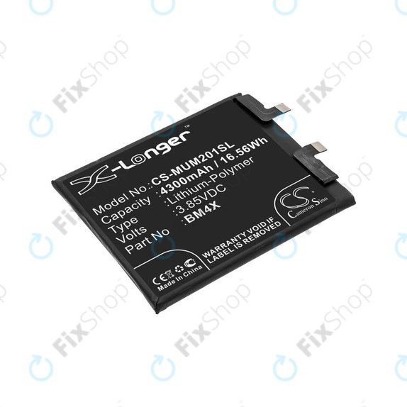 Baterie pro Xiaomi Mi 11, 4300mAh, Li-Pol, 3.85 V, BM4X, HQ