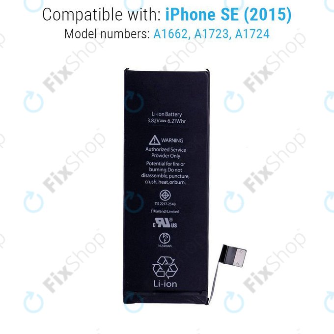 Baterie pro iPhone SE, 1624mAh, Service Pack