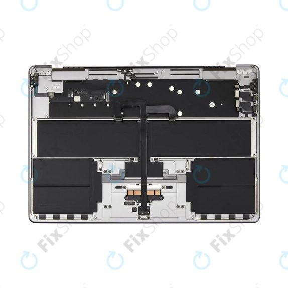 Horní rám klávesnice pro MacBook Air 15", A3114 (2024), s klávesnicí US a baterií, Space Gray, 661-40266, Genuine Apple