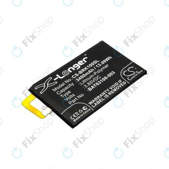 Baterie pro Blackberry Keyone, 3400mAh, Li-Pol, 3.85V, BAT63108-003, HQ