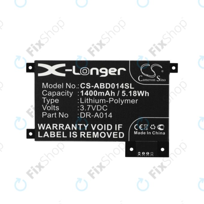 Amazon Kindle Touch, Touch 4th - Baterie DR-A014, 170-1056-00 1400mAh HQ
